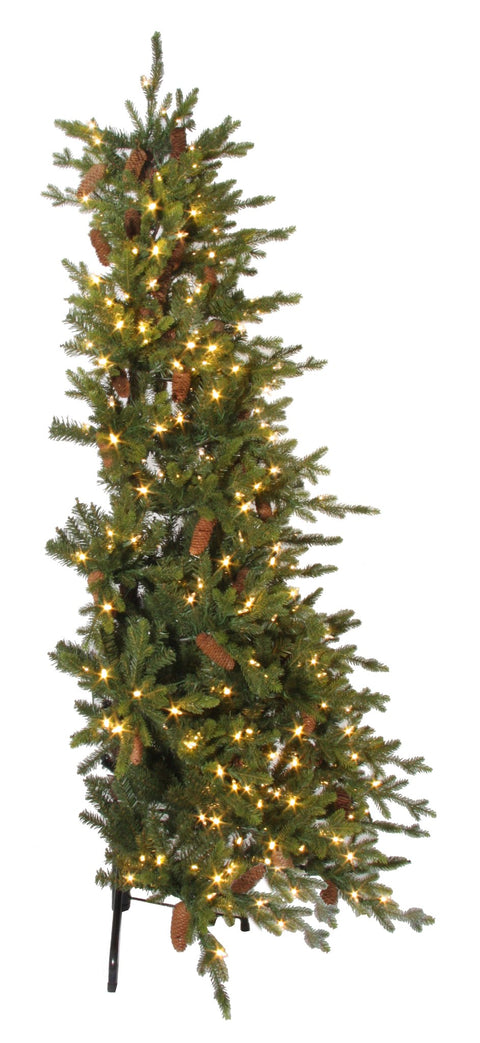 KERST - BOOM halve Kunstboom met verlichting