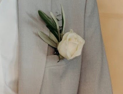 VERSE BLOEMEN - TROUW- Corsage