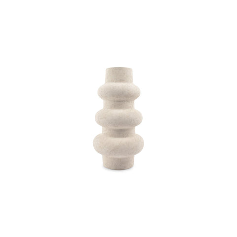VAAS - Witte Tubo vaas (Salt & Pepper)