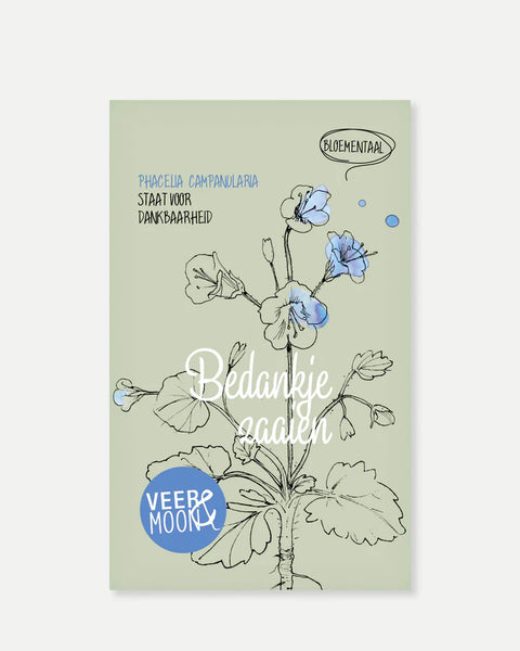 KAARTEN - Bloemzaden kaartjes - 'Bedankje zaaien'