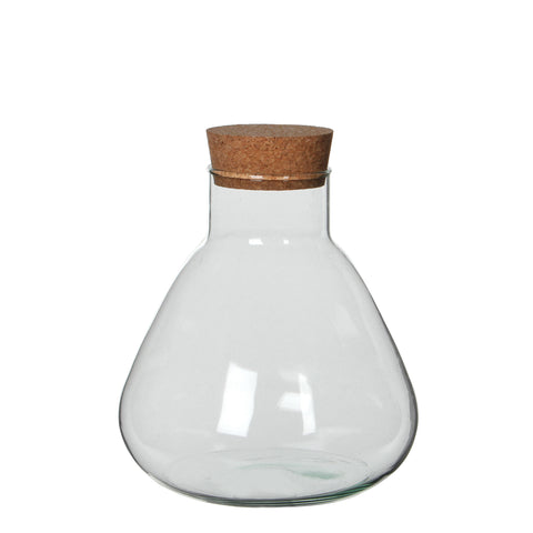 TERRARIUM - Glazen terrarium met kurk