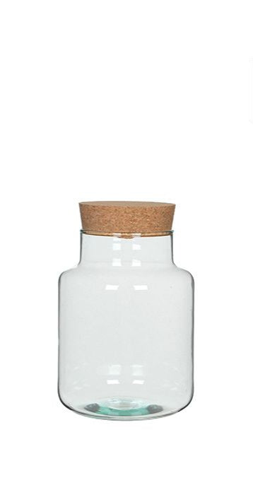 TERRARIUM - Glazen terrarium met kurk