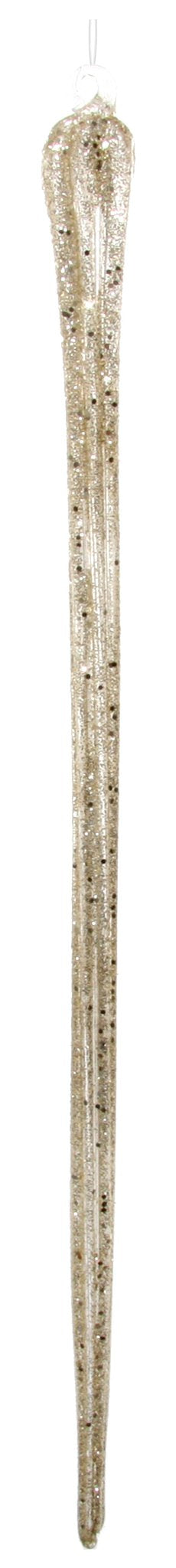 KERST - ORNAMENT - Ijspegel glitters