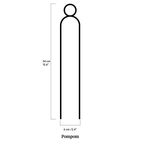 STEUN - ùmni plantensteun POMPOM - Klimplantensteun