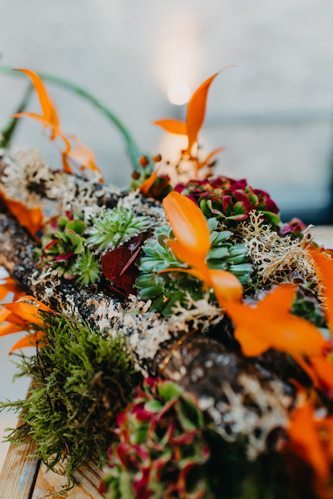 VERSE BLOEMEN - Herstig bloemstuk met sierstokken