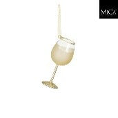 KERST - ORNAMENT - glas champagne