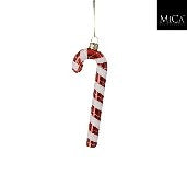 KERST - ORNAMENT - zuurstok (rood)