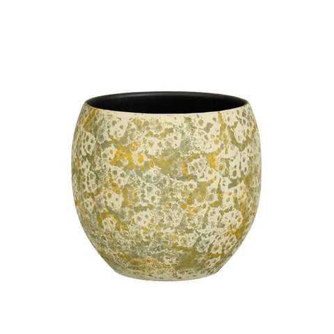 KERAMIEK - Terracotta bloempot NIKAI (groen)