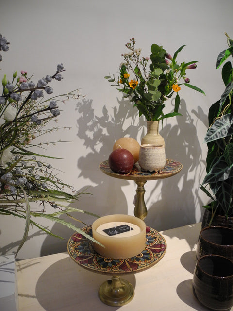 STAANDER - Rustieke kleurrijke staander