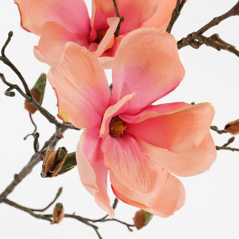 ZIJDE - Magnolia kunstbloem (roze)