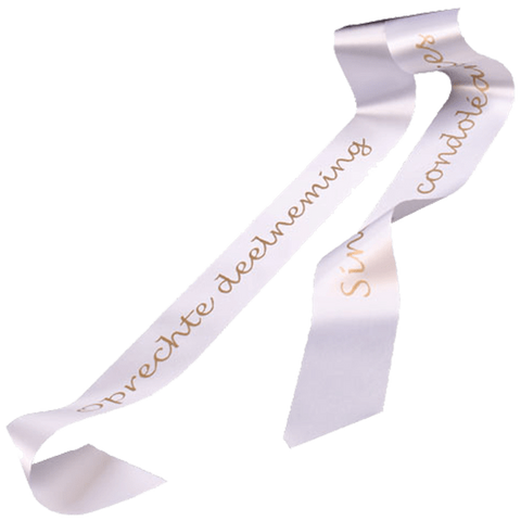 VERSE BLOEMEN - ROUW - wit kiststuk langwerpig