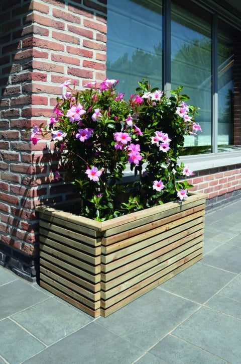 OUTDOOR - HOUT - bloembak met latten