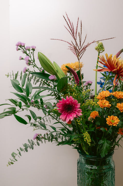 VERSE BLOEMEN - veldboeket kleurrijk met seizoensbloemen