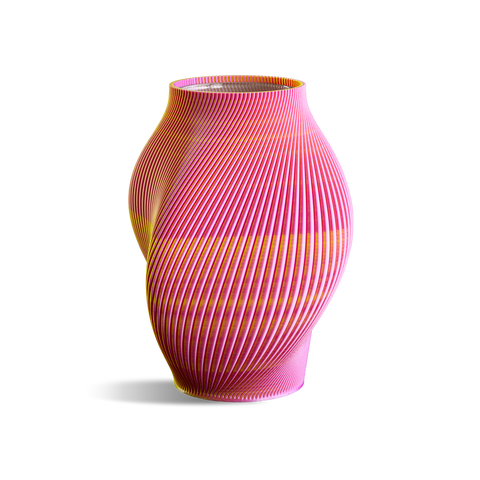 VAZEN - 3D print VINT vaas (Cotton Candy)
