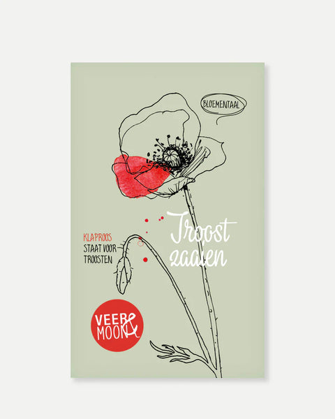 KAARTEN - Bloemzaden kaartjes - 'troost zaaien'