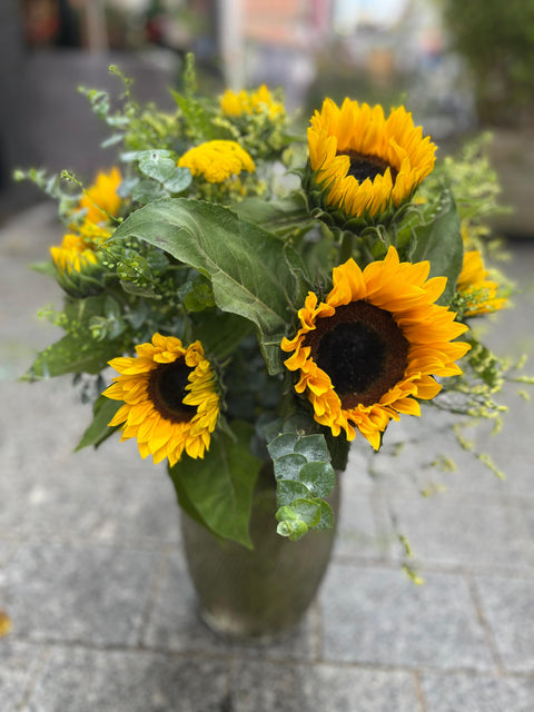 VERSE BLOEMEN - Zonnebloemen boeket