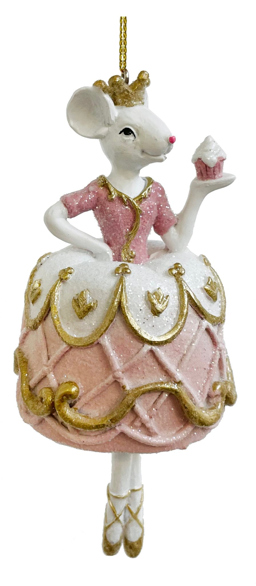 KERST - ORNAMENT Ballerina muis