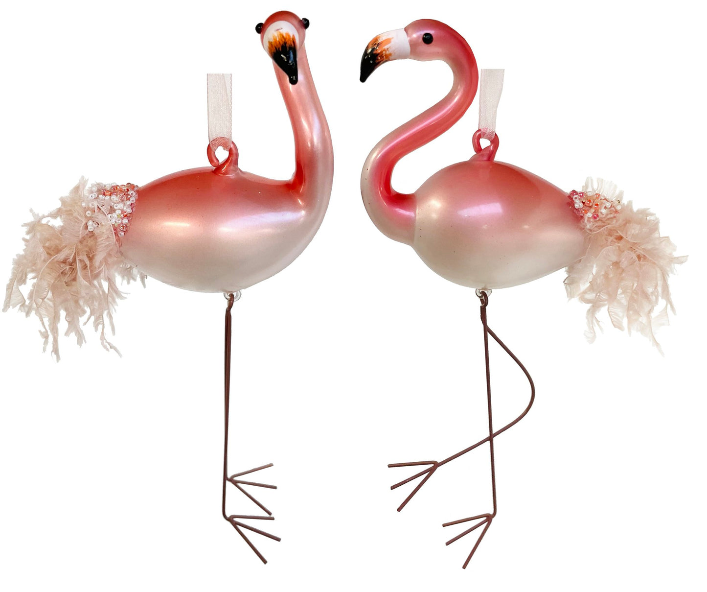 KERST - ORNAMENT Flamingo duo