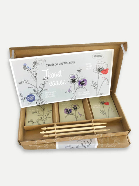 KAARTEN - Cadeaudoosjes - troost zaaien