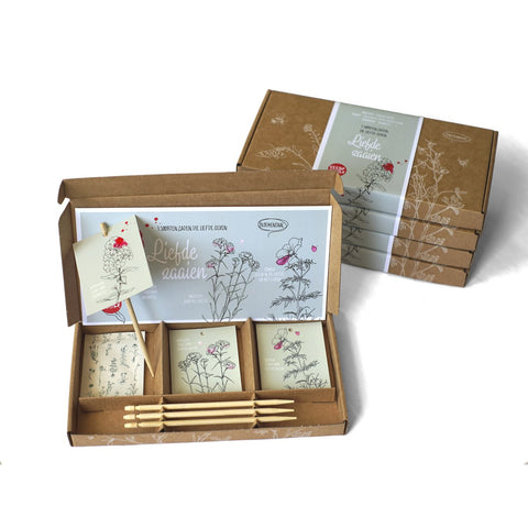 KAARTEN - Cadeaudoosjes - liefde zaaien